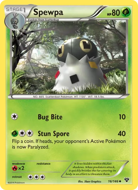 Spewpa [Bug Bite | Stun Spore]