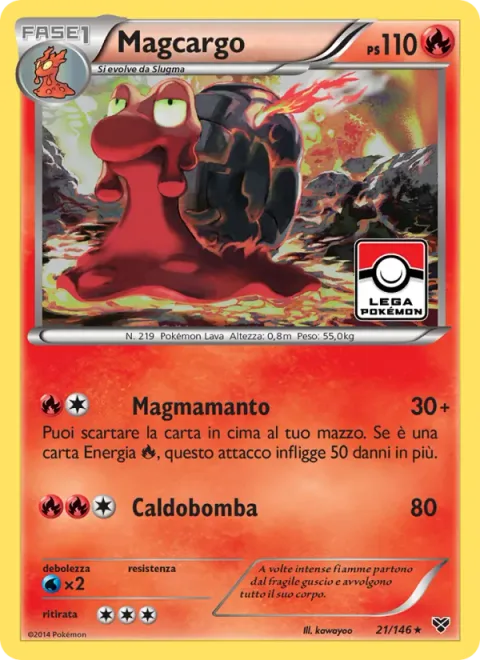 Magcargo [Magma Mantle | Heat Blast]