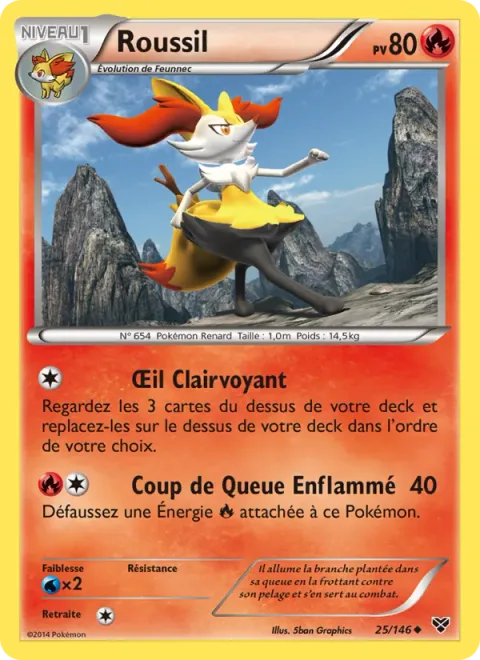 Braixen [Clairvoyant Eye | Fire Tail Slap]