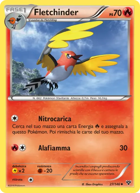 Fletchinder [Flame Charge | Fire Wing]