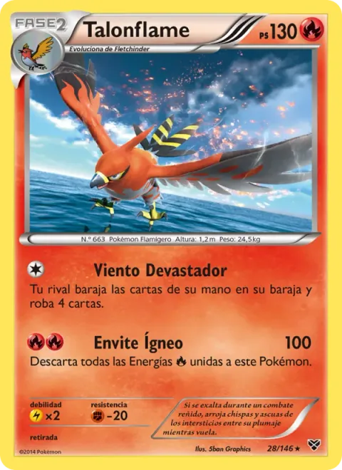 Talonflame [Devastating Wind | Flare Blitz]