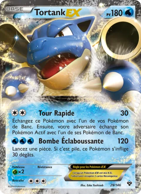 Blastoise EX [Rapid Spin | Splash Bomb]