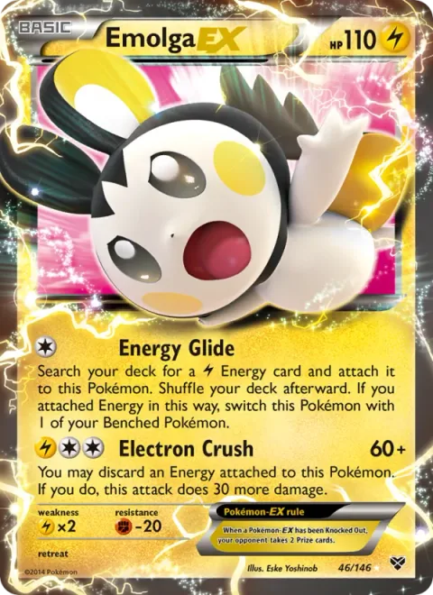 Emolga EX [Energy Glide | Electron Crush]