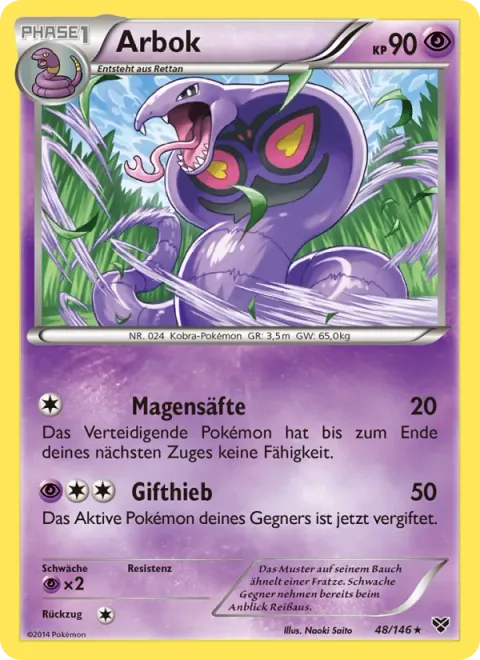 Arbok [Gastro Acid | Poison Jab]