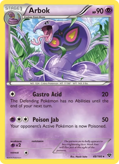 Arbok [Gastro Acid | Poison Jab]