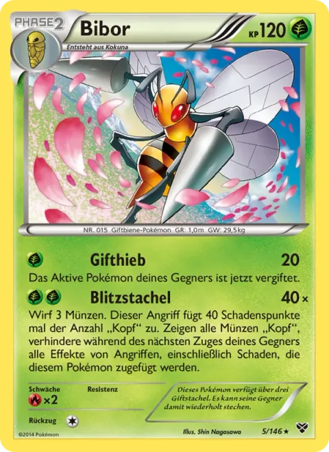 Beedrill [Poison Jab | Flash Needle]
