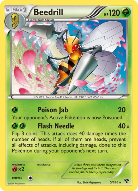 Beedrill [Poison Jab | Flash Needle]