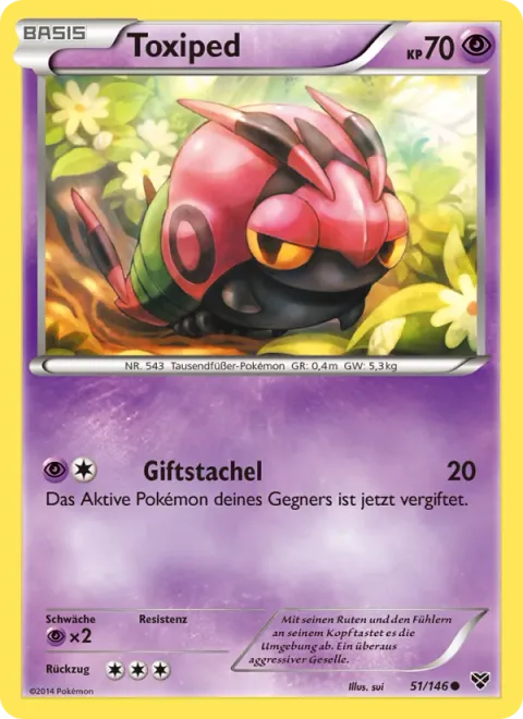 Venipede [Poison Sting | XY]