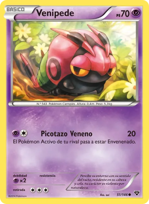 Venipede [Poison Sting | XY]