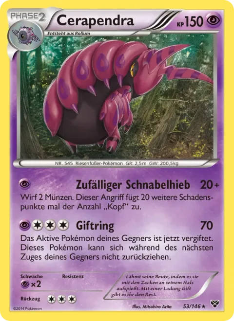Scolipede [Random Peck | Poison Ring]