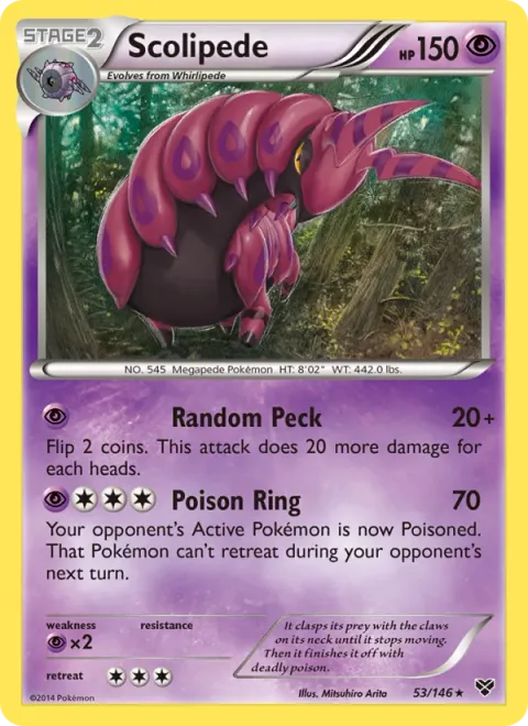 Scolipede [Random Peck | Poison Ring]