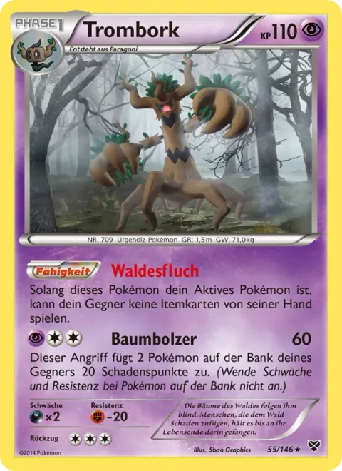 Trevenant [Forest's Curse | Tree Slam]