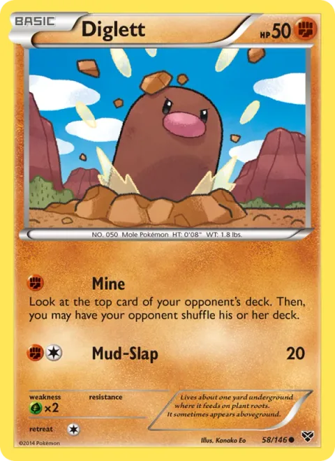 Diglett [Mine | Mud Slap]