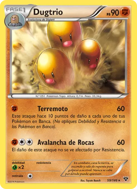Dugtrio [Earthquake | Rock Tumble]