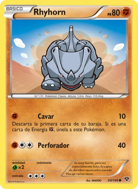 Rhyhorn [Dig Out | Horn Drill]