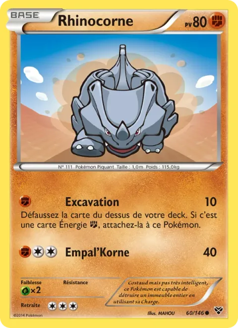 Rhyhorn [Dig Out | Horn Drill]