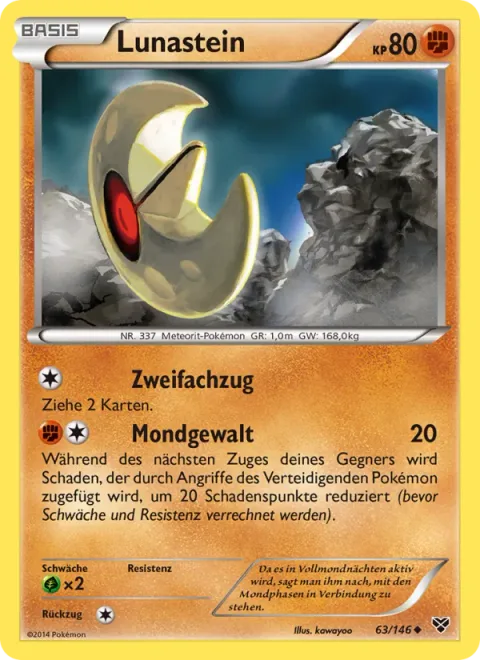 Lunatone [Double Draw | Moonblast]