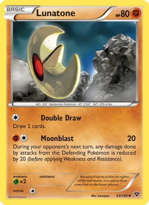 Lunatone [Double Draw | Moonblast]