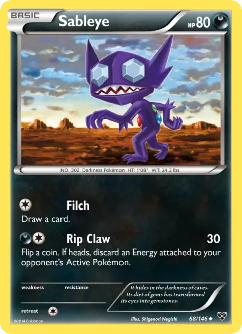 Sableye [Filch | Rip Claw]