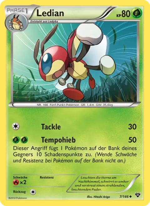 Ledian [Tackle | Mach Punch]
