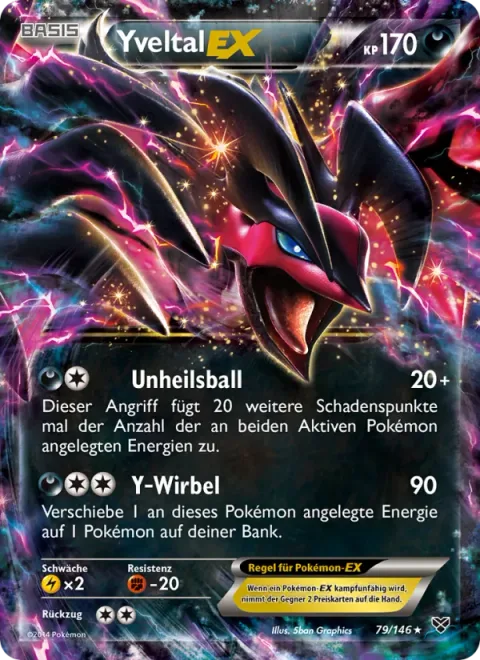 Yveltal EX [Evil Ball | Y Cyclone]