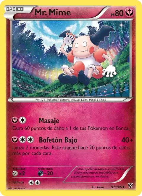 Mr. Mime [Massage | Slap Down]