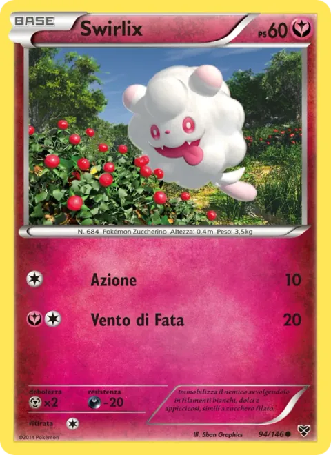 Swirlix [Tackle | Fairy Wind]
