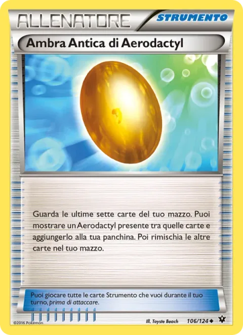 Old Amber Aerodactyl
