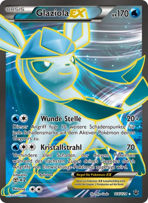 Glaceon EX [Second Bite | Crystal Ray]