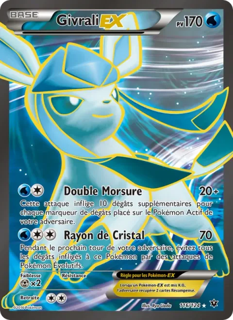 Glaceon EX [Second Bite | Crystal Ray]