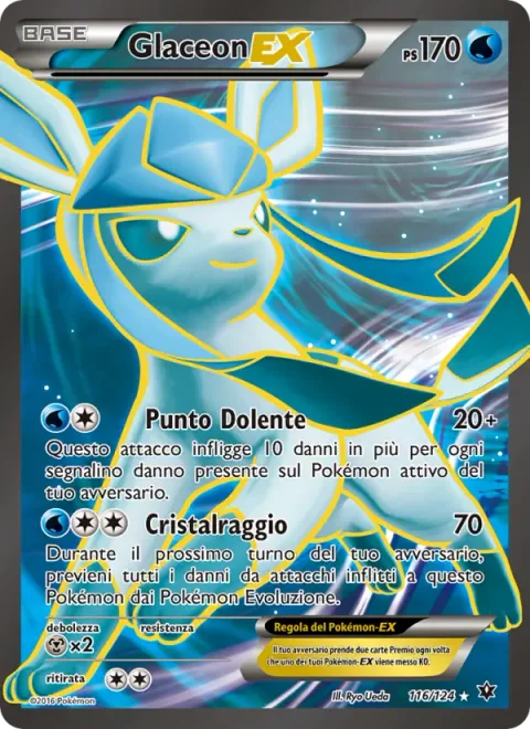 Glaceon EX [Second Bite | Crystal Ray]