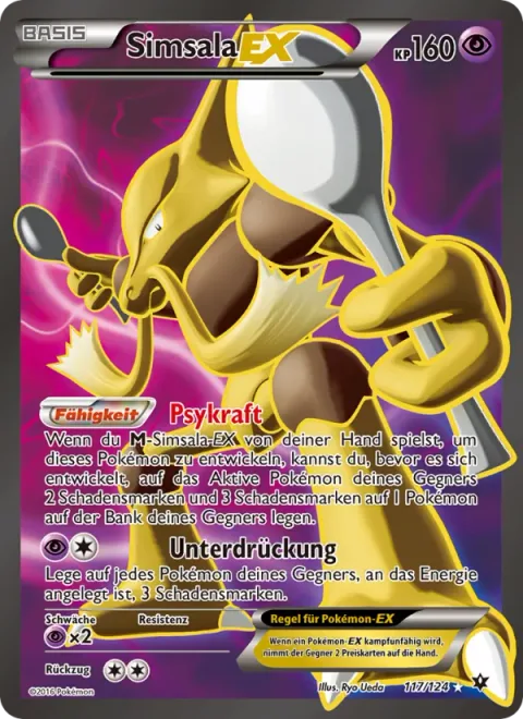 Alakazam EX [Kinesis | Supression]