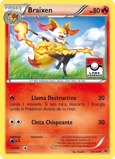 Braixen [Destructive Flame | Crackling Ribbon]