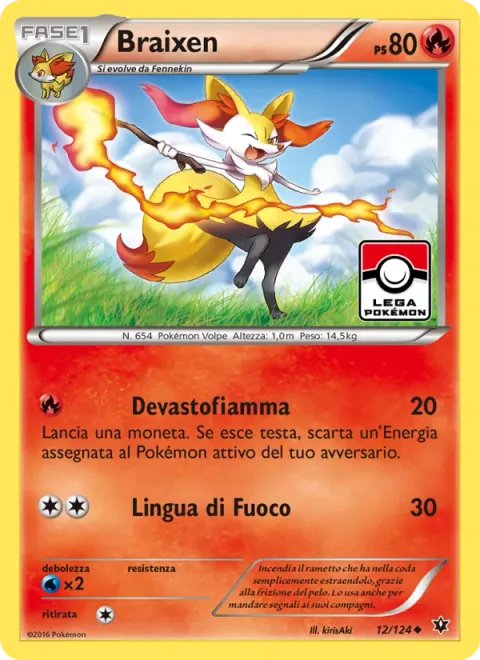 Braixen [Destructive Flame | Crackling Ribbon]