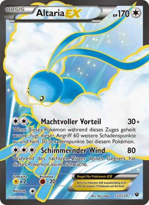 Altaria EX [Powerful Gain | Shining Wind]