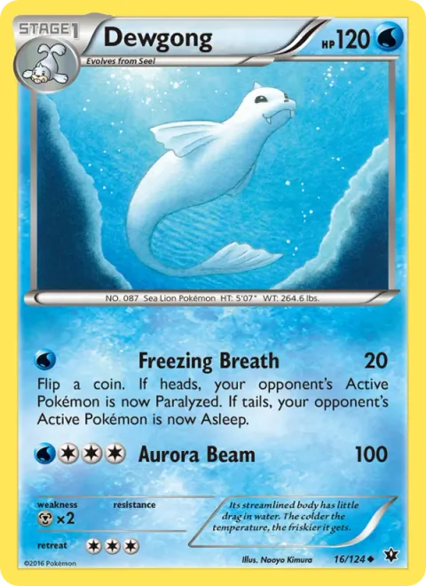 Dewgong [Freezing Breath | Aurora Beam]