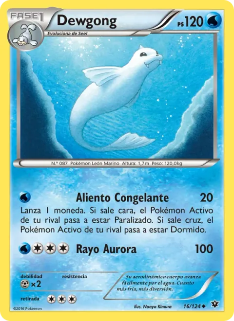 Dewgong [Freezing Breath | Aurora Beam]