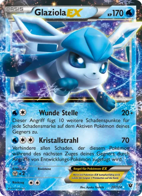 Glaceon EX [Second Bite | Crystal Ray]