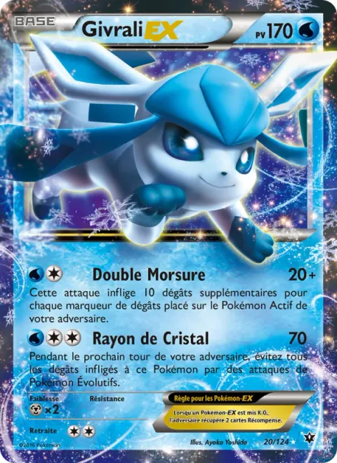 Glaceon EX [Second Bite | Crystal Ray]
