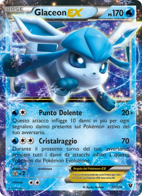 Glaceon EX [Second Bite | Crystal Ray]