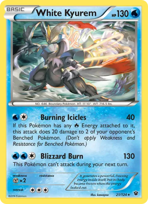 White Kyurem [Burning Icicles | Blizzard Burn]