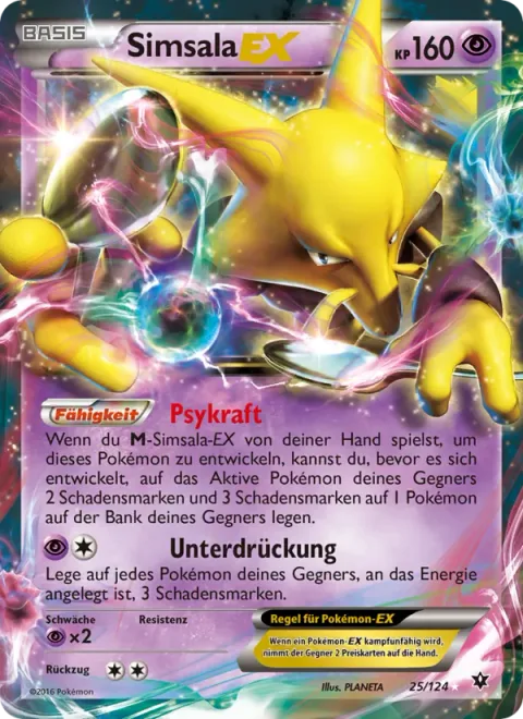 Alakazam EX [Kinesis | Supression]