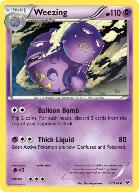 Weezing [Balloon Bomb | Thick Liquid]