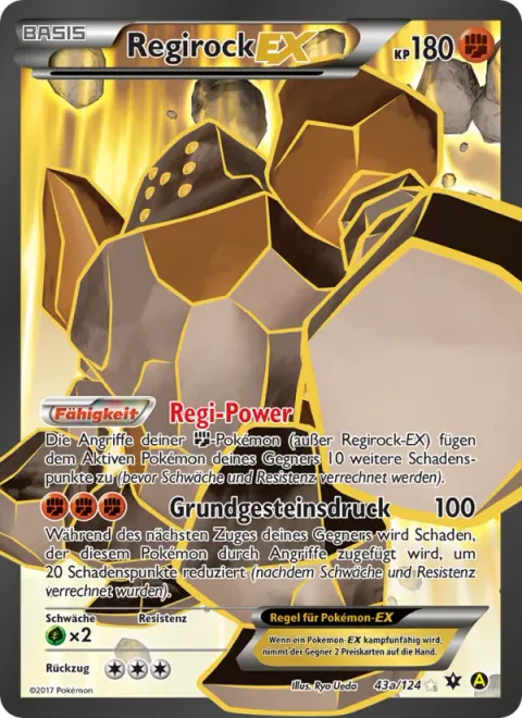 Regirock EX [Regi Power | Bedrock Press]
