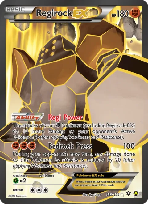 Regirock EX [Regi Power | Bedrock Press]