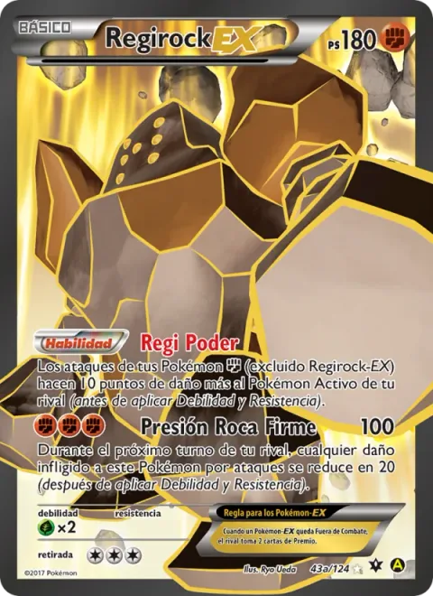 Regirock EX [Regi Power | Bedrock Press]