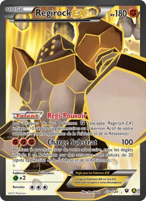 Regirock EX [Regi Power | Bedrock Press]