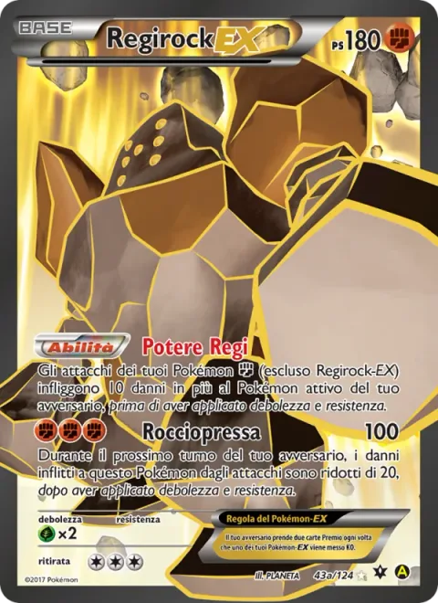 Regirock EX [Regi Power | Bedrock Press]