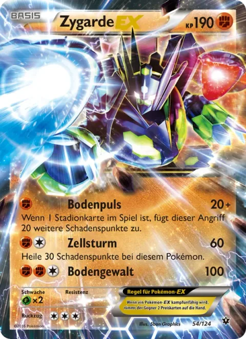 Zygarde EX [Land's Pulse | Cell Storm | Land's Wrath]