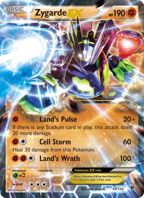 Zygarde EX [Land's Pulse | Cell Storm | Land's Wrath]